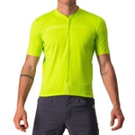 Castelli Unlimited Allroad Short Sleeve Cycling Jersey - Electric Lime / 2XLarge