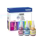 Brother BT5000CL Value Pack - 3-pack - cyan, magenta, gul - original - påfyllnadsbläck