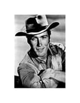 Wee Blue Coo Hollywood Publicity Shot Clint Eastwood Wall Art Print
