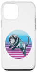 Coque pour iPhone 12 mini Costume d'astronaute Husky, amoureux des chiens de l'espace,