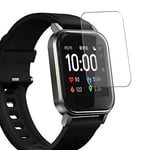 Vaxson Pack of 3 Screen Protector Compatible with Haylou LS02 Smartwatch Smart Watch, Screen Protector Bubble Free [Not Tempered Glass]