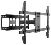 37"-80" Heavy Duty Wall Corner TV Mount Flexible Full Motion Swing Arm Bracket