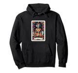 The Coffee Lover Tarot Card Halloween Gothic Skeleton Magic Pullover Hoodie