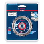 Bosch Professional 1x Expert HardCeramic 76 mm Diamond Cutting Disc (for Hard tiles, Hard stone, Ø 76 mm, Accessories Mini Angle Grinder), Silver