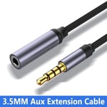 Earphone Audio Line Extender 3.5mm Aux Extension Cable Male to Female Stereo