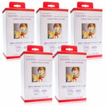 5 set Compatible Canon KP-108IN Ink &Photo Paper for Selphy CP1300 CP1200 CP1000