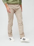 Levi's 501&reg; Original Straight Fit Jeans - Beige, Beige, Size 36, Inside Leg Short, Men