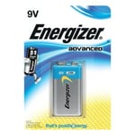 Energizer Advanced 9V / 552 Batterier (1 st.)