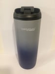 Thermocafe by Thermos Stainless Steel Insulated Tumbler 435ml Blue Grey Ombre
