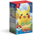 Nintendo Switch Pokemon Let's Go! Pikachu monster ball Plus Set JAPAN OFFICIAL