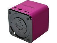 TECHNAXX - MINI MUSICMAN SOUNDSTATION - HAUT PARLEUR PORTABLE POUR LECTEUR MP3/IPOD/IPHONE - ROSE