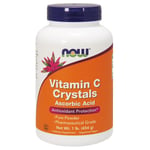 NOW Foods - Vitamin C Crystals Variationer 454g