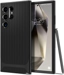 Spigen Neo Hybrid Case Compatible with Samsung Galaxy S24 Ultra - Black