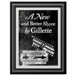 Barba Prints - Gillette "New" Long Comb Razor 13x18 cm