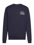 Les Deux Triple Sweatshirt Marinblå