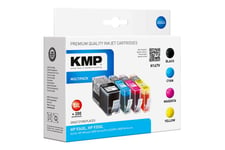 KMP MULTIPACK H147V - 4 paket - sort, gul, cyan, magenta - blækpatron (alternativ till: HP 934XL, HP 935XL, HP C2P23AE, HP C2P24AE, HP C2P25AE, HP C2P26AE)