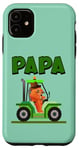 Coque pour iPhone 11 Agriculteur PAPA Tracteur Enfants