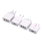 Certified 18w Quick Charge 3.0 High Rapid Usb Wall Charger Adapt 3usb Us