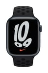 Apple Watch Nike Sportband Svart/Svart 45mm