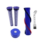LAHDEK Brushroll Filters for Dyson V6 Cordless Cleaner Head Brush Bar Roller 966821-01 Robot Sweeper Vacuums Accessories