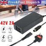 42V 2A UK Plug Electric Scooter Battery Charger For Xiaomi Mi M365/Pro Es1 2 3 4