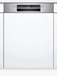 Bosch Series 2 SMI2HTS02G Semi Integrated Dishwasher, Stainless Steel