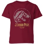Jurassic Park Lost Control Kids' T-Shirt - Burgundy - 3-4 Years - Burgundy