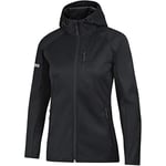 JAKO Women's Softshelljacke Light Softshell Jacket, Black, 44 (EU)