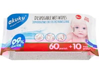 Akuku A0031 Disposable Wet Wipes 70 Pcs