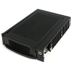 StarTech.com Black 5.25in SATA Hard Drive Mobile Rack Drawer - 3.5 SATA mobile Rack - removable HDD Bay (DRW110SATBK)