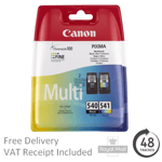 Original Canon PG540 & CL541 Ink Cartridge Combo Pack - For Canon PIXMA MG3650