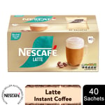 Nescafe Gold Instant Coffee Sachets 40 Latte or 50 Unsweetened Cappuccino