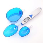 Kitchen Scale 500g Electronic Measuring Spoon Scales With 3 Deta Blue