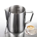 MIGHTYDUTY Milk Frothing Pitcher, Stainless Steel Creamer Frothing Pitcher, Perfect for Espresso Machines, Milk Frothing Jug for Making Coffee Cappuccino, Latte Art 12 oz /20oz