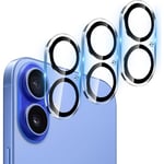 3-Pack iPhone 16 Linsskydd I Härdat Glas