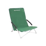 Rootz 2-pack gröna strandstolar - Fällbara säten - Bärbara loungestolar - 600D Oxford-tyg - Pulverlackerade stålrör - Lätt och hållbar - Kompakt desig