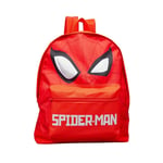 Spider-Man Eyes Childrens Roxy Backpack School Bag Red Rucksack Kids Mask