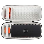 Khanka EVA Dur Cas Voyage Etui Housse Sac Case pour JBL Charge 4 / Charge 5 Enceinte Portable (Noir)