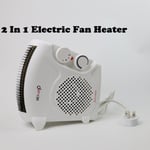 2000W 2 in 1 Electric Fan heater with Heat Settings & Cool Function