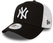 New York Yankees New Era Black Clean Trucker Cap