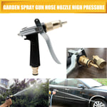 Outdoor Garden Tap Kit Brass Hose Connector Adaptor Fittings Spray Gun Nozzle