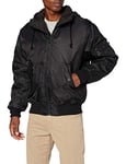 Brandit MA1 Sweat Hooded Jacket, Black, 5XL