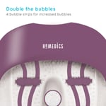 HoMedics Luxury Bubble Foot Spa Bath Massager with Heat   Pedicure Sets for feet