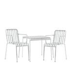 HAY - Palissade matgrupp med bord& 2 karmstolar hot galvanised - Matgrupper utomhus - Ronan & Erwan Bouroullec