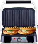NETTA Panini Maker & Health Grill - Sandwich Toaster, Press - 2 1500W 