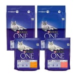 Purina One Bifensis Adult Dry Cat Food Salmon Chicken & Whole Grain - 300g - 3kg