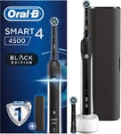 Oral-B Smart 4 Electric Toothbrush Adults App Connected 2 Heads & Case - 4500