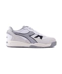 Diadora Mens Winner Trainers - White Leather - Size UK 8