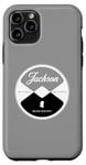 iPhone 11 Pro Jackson Mississippi MS Circle Vintage State Graphic Case