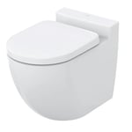 Toto NC-toalett, back-to-wall, uten skyllekant, rengjøringsvennlig, hvit